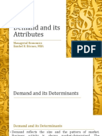 Demand and Its Attributes