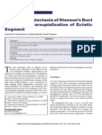 Idiopathic Sialectasia of Stensen's Duct Treated by Marsupialisation of Ectatic Segment