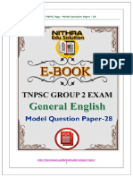 Nithra TNPSC App - Model Question Paper - 28