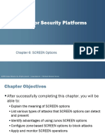 JNCIS SEC PPT - Screen Options - Coruse 10.a