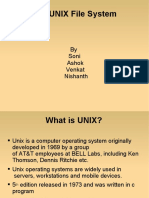 The UNIX File System