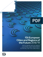 FDi European Cities and Regions of The Future 2018 - 19