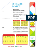 Exam Time Table Nov 2018