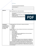 Lesson Plan Assignment - 20 Points: Title: Subject Area: Grade Level(s) : Objective