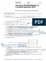 Midsem Ee650 Fall2018-Solution IITK