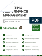 Marketing Performance Management Benchmark Report