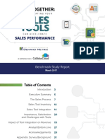 Sales Tools and Performance Benchmark Report