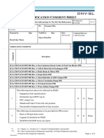 Erification Omment Heet: ALPHA ECC-Dehydration Skids Package For Tien Hai Thai Binh Project