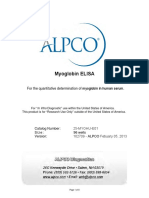 Myoglobin ELISA: For The Quantitative Determination of Myoglobin in Human Serum