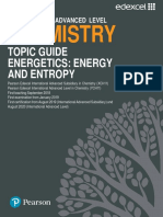 Chemistry Topic Guide Energetics Energy and Entropy