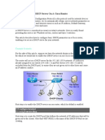 How To Configure DHCP Server On A Cisco Router