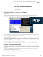 Set Up The Mininet Network Simulator Open-Source Routing and Network Simulation