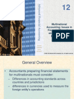 Multinational Accounting: Issues in Financial Reporting and Translation of Foreign Entity Statements