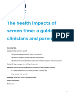 RCPCH: Screen Time Guide