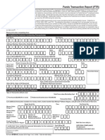 Funds Transaction Report (FTR) : I. Completed by Customer Conducting Transaction(s)