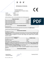 Ec Declaration of Conformity: Ref: Ec - Doc - GPRSX - Rev2