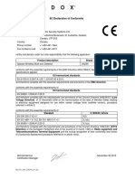 Ec Declaration of Conformity: Ref: Ec - Doc - Gs250 - Rev1