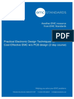 2-Day Practical Electronic Design For Cost-Effective Emc W-O PCB