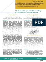 Design and Analysis of Wing Fuselage Attachment