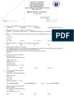 Third Quarter Exam Computer Programming (Java)