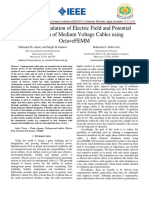 Numerical Simulation of Electric Field