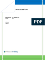 Alfresco Activiti Workflow - Student Guide