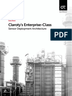 Claroty's Enterprise-Class: Sensor Deployment Architecture