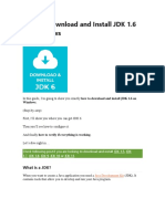 How To Download and Install JDK 1
