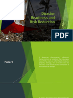 Disaster Readiness and Risk Reduction