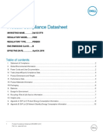 Dell Inspiron g3 3779, P35e, P35e003, Dell Regulatory and Environmental Datasheet