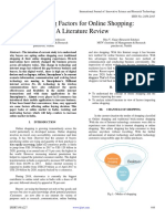 Impacting Factors For Online Shopping: A Literature Review