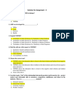 Week3 AssignmentQuestionandSolution