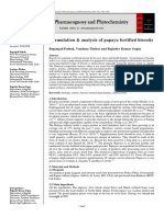 Formulation & Analysis of Papaya Fortified Biscuits: Rupanjali Pathak, Vandana Thakur and Rajinder Kumar Gupta