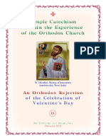 Simple Catechism Within The Experience of The Orthodox Church