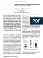 Designing An IEC 61850 Based Power Distribution Substation Simulation/Emulation Testbed For Cyber-Physical Security Studies