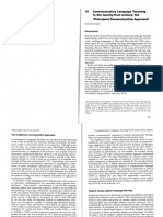 10 Communicative Language Teaching in The Twenty-First Century: The 'Principled Communicative Approach'