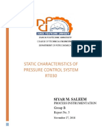 Process Instrumentation Report No.5