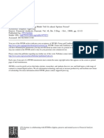 Figlewski Stephen - What Does An Option Pricing Model Tell Us About Option Prices