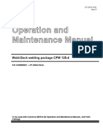 Operation and Maintenance Manual: Weld-Deck Welding Package CPW 125-4