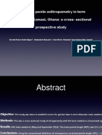 Normative Penile Anthropometry in Term Newborns in Kumasi, Ghana: A Cross-Sectional Prospective Study