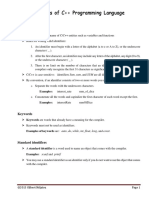 01 Basic Elements of C++ Programming Language