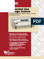 Automated Line Leakage Testers: For Electrical Safety Compliance Testing To UL, IEC and European Norms