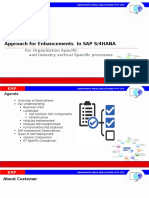 Approach For Enhancements in SAP S/4HANA: For Organization Specific and Industry Vertical Specific Processes