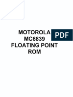 MC6839 Floating-Point ROM Manual PDF