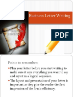 Parts of Business Letter