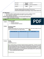 I. Competency/ies: II. Performance Standard: III. Objectives