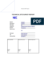 Technical Site Survey Report: Telenor USF Project