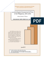 Epidemiological Assessment of Fires in The Philippines, 2010-2012