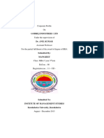 Corporate Profile On: Godrej Industries LTD