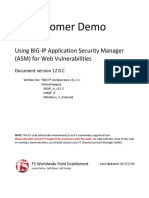 Vlab Demo - Using ASM For Web Vulnerabilities - v12.0.C PDF